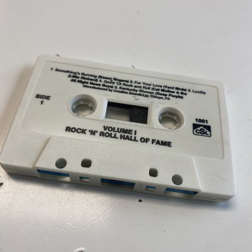 ROCK & ROLL HALL Of FAME VOLUME 1 CASSETTE TAPE Featuring Somethings Burning - Picture 5 of 11