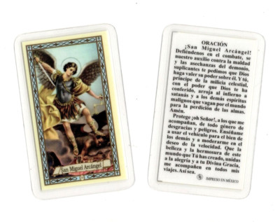 San Miguel Arcangel - Oración - 2.5 x 1.5 (inches)