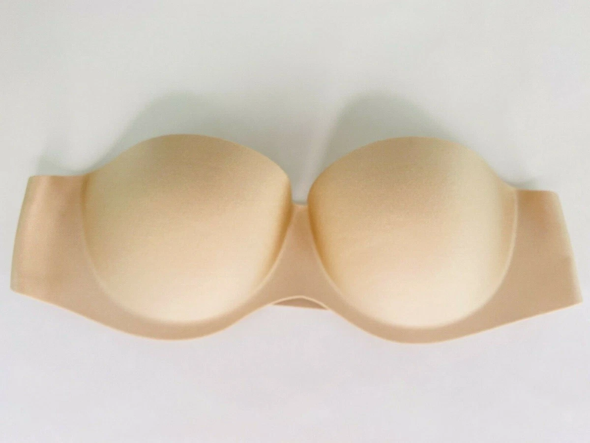 Shein Strapless Underwire Bra Nude Beige Size Medium