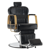 Barberpub Friseurstuhl Mit KopfstüTze HöHenverstellbar Hydraulikpumpe 9238BK