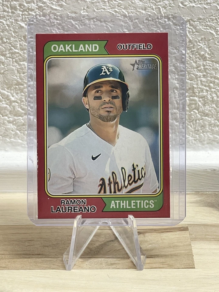 2023 Topps Heritage RAMON LAUREANO RED BORDER #195 - Image 3 of 4