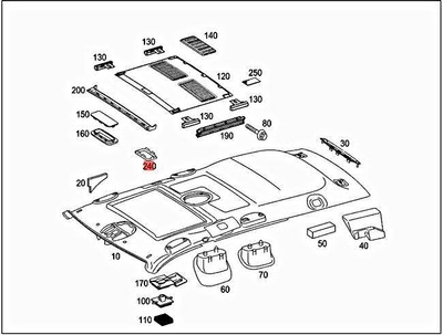 Genuine MERCEDES BBDC C219 CL203 S203 S211 W168 Frame 2086950171