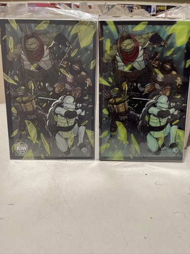 SDCC 2024 TMNT: THE LAST RONIN II  #1 MAIN + 3D LENTICULAR IDW BISHOP NM SET
