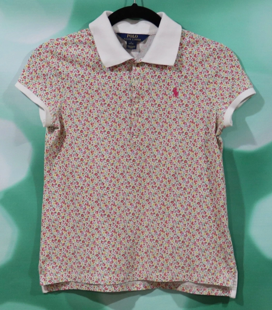 Floral polo for girl hot sale