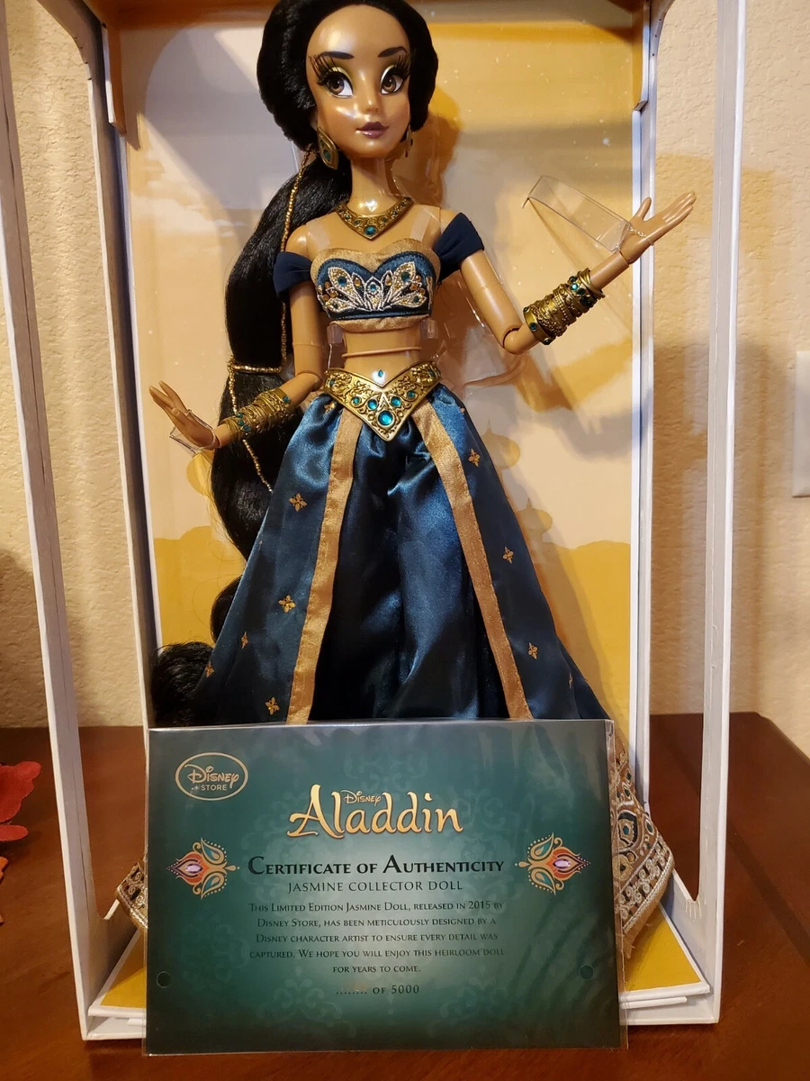 Disney store limited edition jasmine doll deals