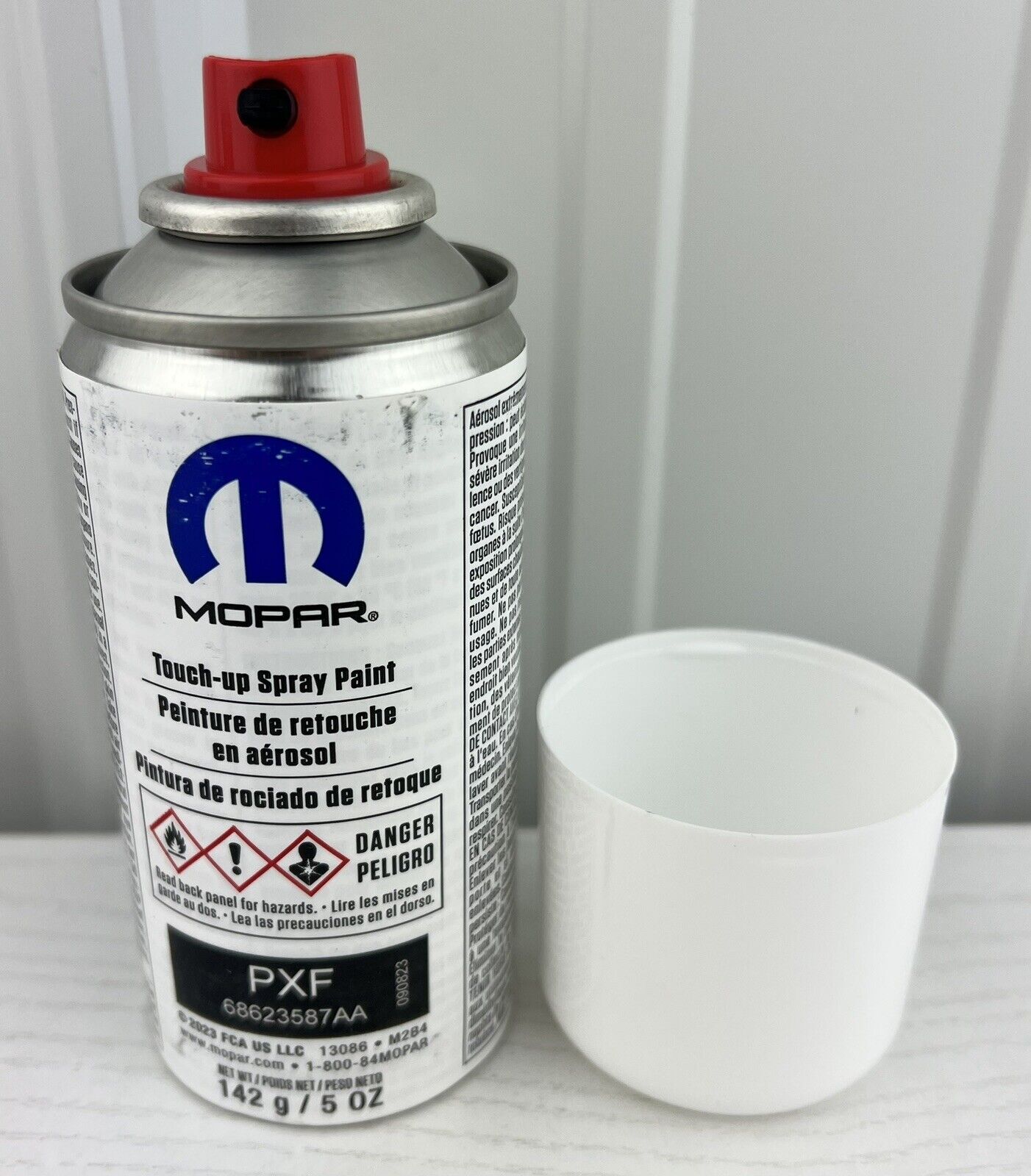 8723 Chrysler Dodge Ram PXF Matte Black Jet Black Touchup Spray Paint