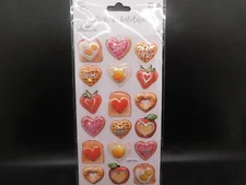 The paper studio stick a bilities Breakfast food puffy stickers 18pc