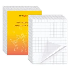 HTVRONT Self-Adhesive Laminating Sheets-20 Sheets 9 X 12 Inches Self Laminating