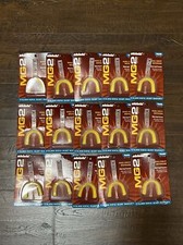 NEW 15 SHIELD MG2 DOUBLE Density Youth Sports Football Mouthguard Yellow/Clear