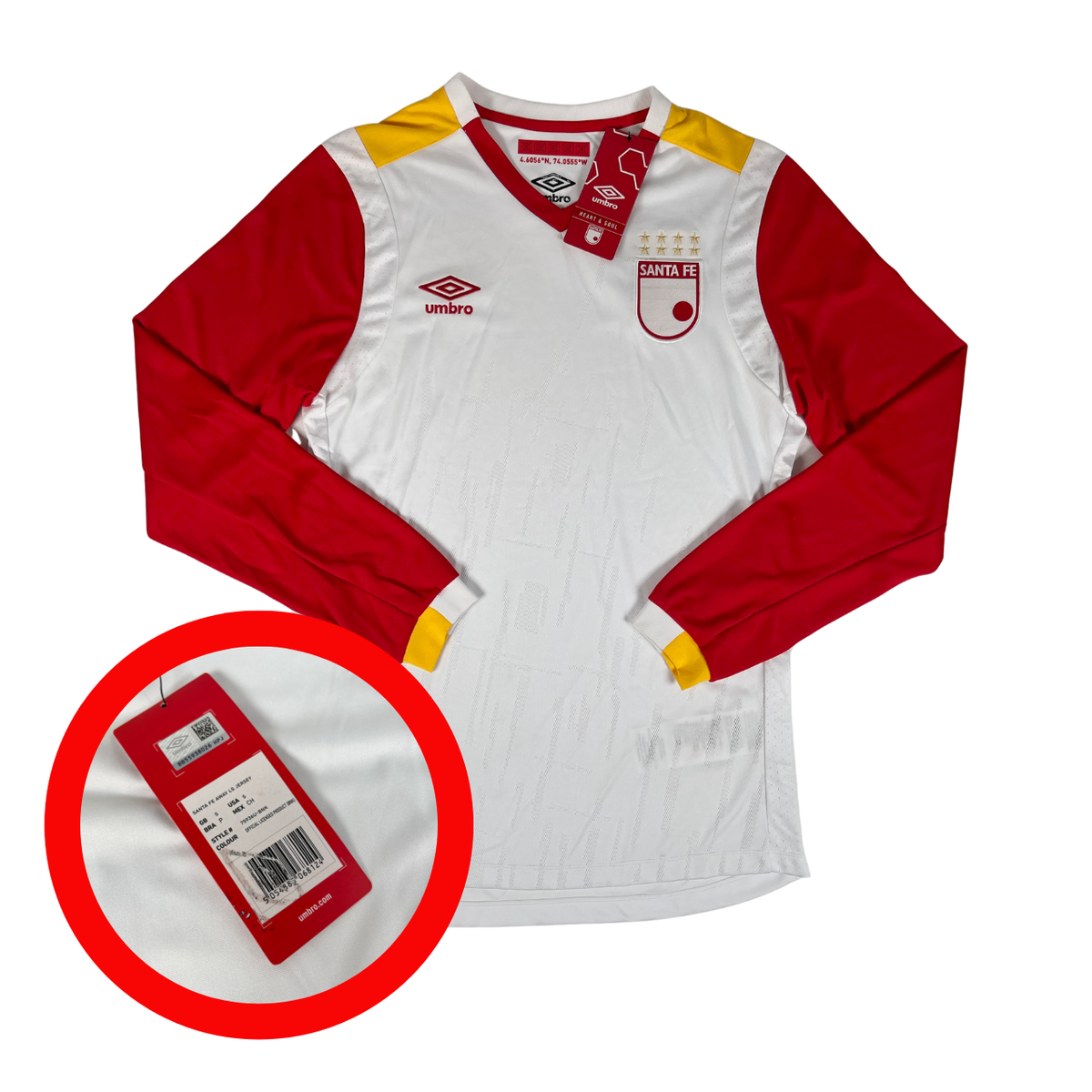 Independiente Santa Fe 2017 UMBRO Away Football Shirt S Soccer