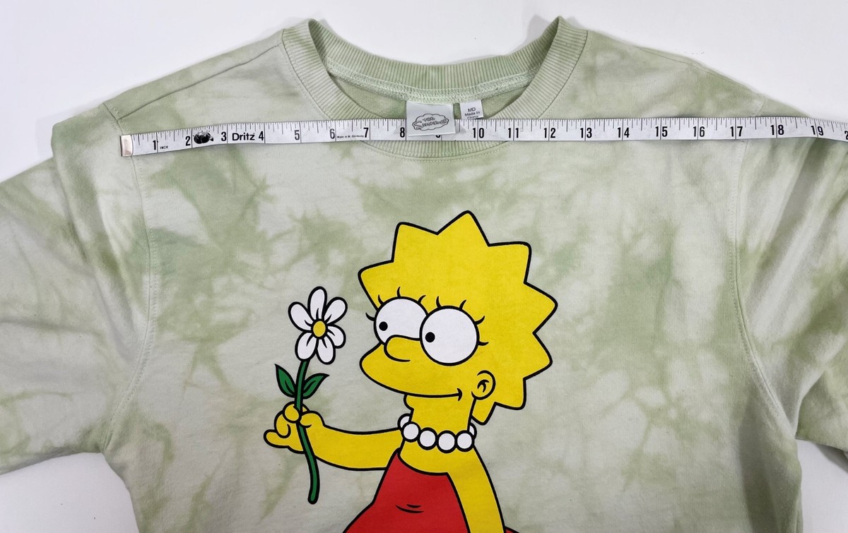 Lisa Simpson Flower Sweatshirt Pullover Sweater Long Sleeve Lisa Simpson Flower Sweatshirt Pullover Sweater Long Sleeve