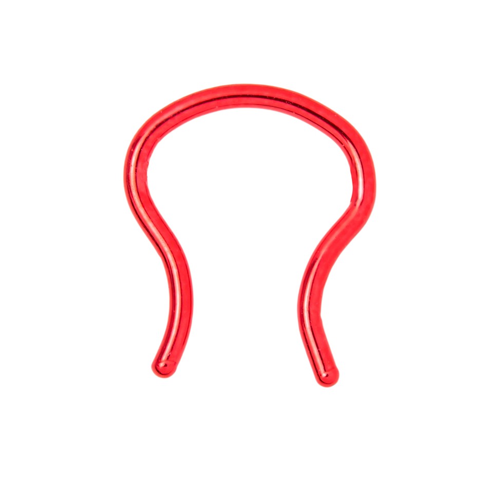 16G Septum Nose Rings Titanium Plated Surgical Steel Septum Piercings Retainer