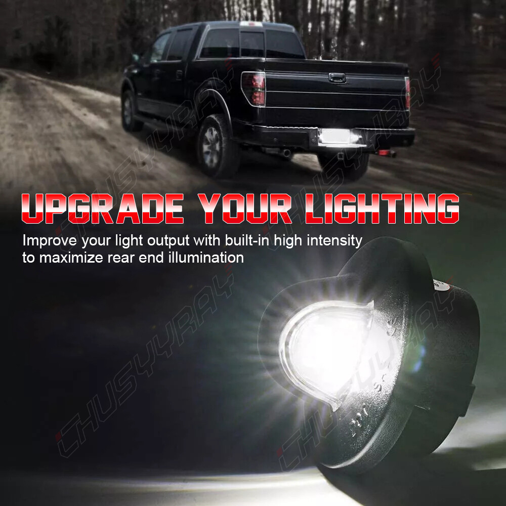 1Pair LED Rear License Plate Light For Ford F-150 Ranger Raptor Explorer 9-SMD E - Foto 3