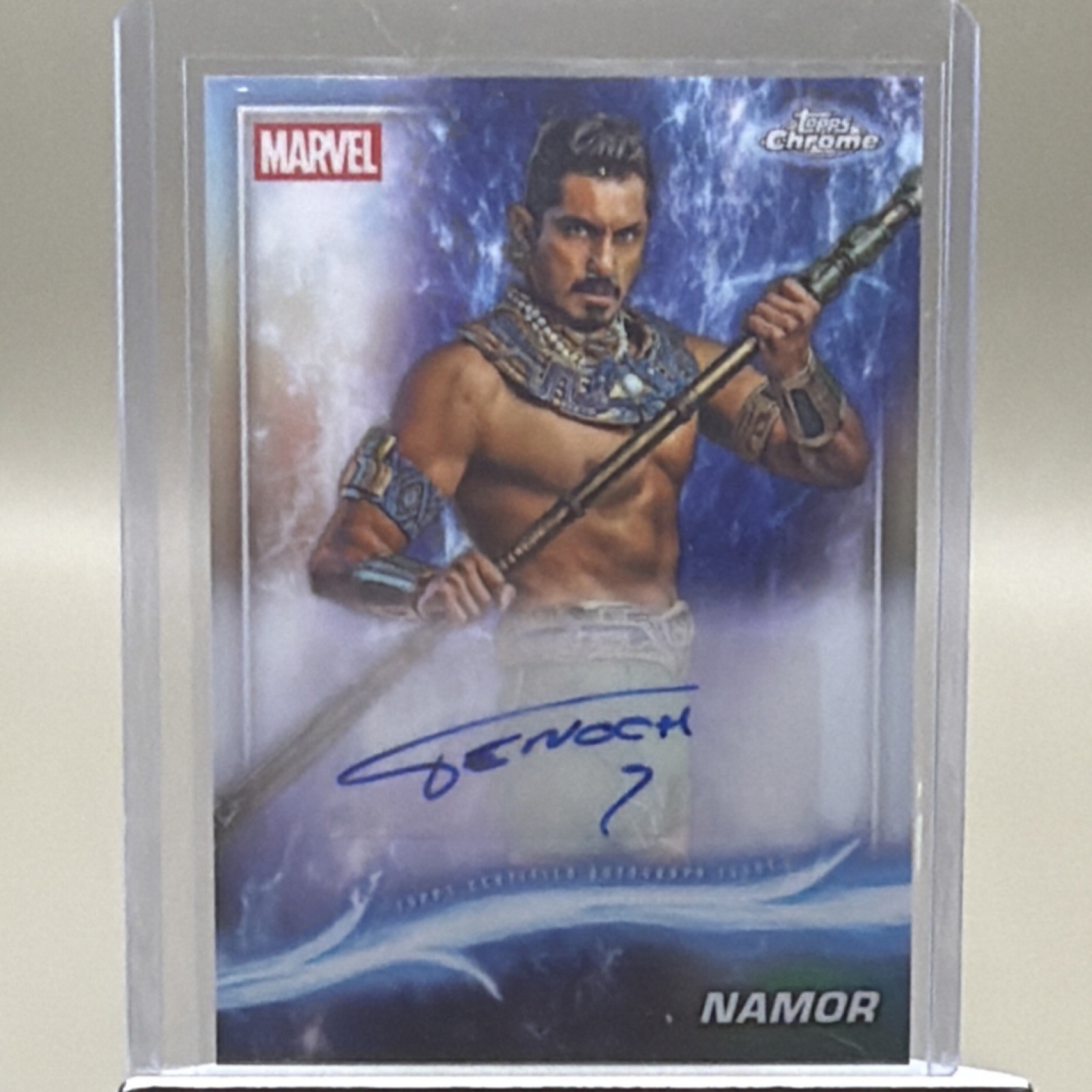 Topps Marvel Studios Chrome Namor Autograph Black Panther Wakanda Forever AA-THM