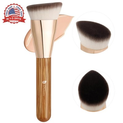 DUcare Angled Foundation Brush for Flawless Makeup Application Professional Liqu