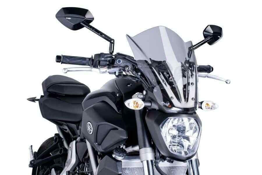 Puig Touring Screen Windshield Deflector Light Smoke Yamaha MT-07 2014 - 2017