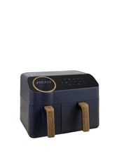 George Home GHAFW121GY5Q 9.5L Scandi Digital Dual Drawer Air Fryer 2400w Grey