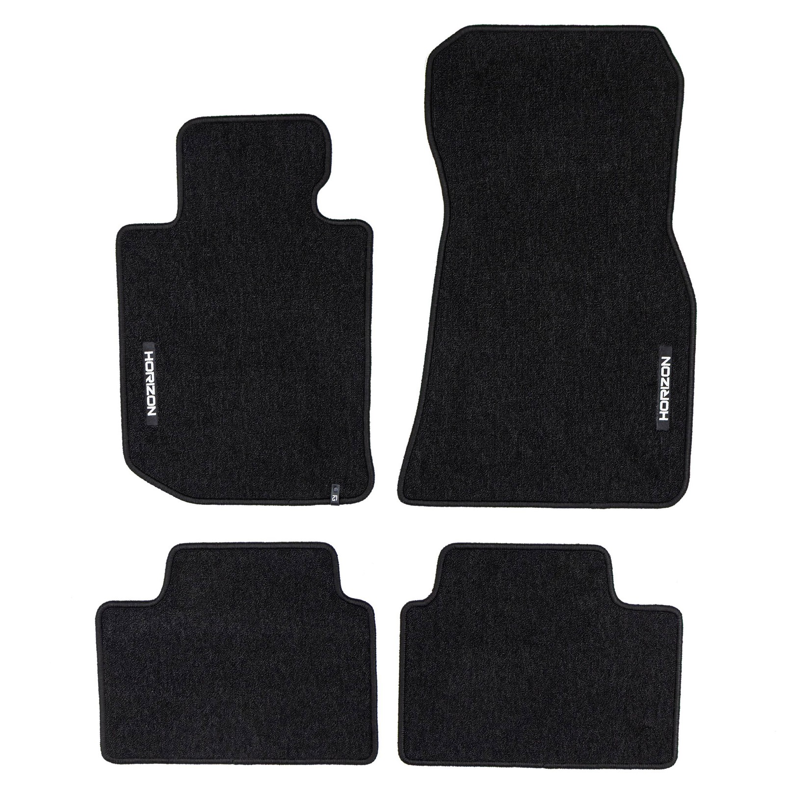 Tapis de sol BMW Série 3 G20 G21 en velours noir d'élégance supérieure