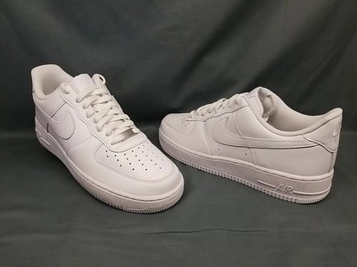 Nike Air Force 1 Low '07 Sneaker Triple White Men's Size 10 NEW NO BOX!