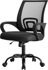 Home Office Chair - Ergonomic Mid Back Mesh Desk Chair with Lumbar Support  Roc
