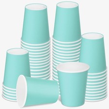 50 Pack 8 oz Disposable Paper Cups, Hot Coffee Cup, Beverage Cups, Drinking Cup