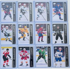 Lot Of 12 2021-22 Upper Deck S2 Young Guns COLE SILLINGER THOMAS NOVAK