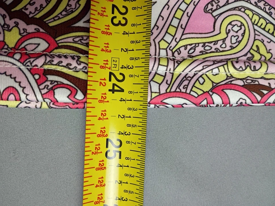 CE гольф лот из 2 женщин размер большой активный гольф верхний пейсли 1/4 молнии синий розовый - Изображение 3 из 4