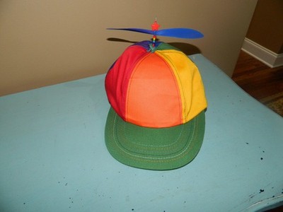 Interstellar Propeller Hat Adult Frog Rainbow USA Spinner Dunce SnapBack