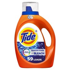 Liquid Laundry Detergent Original Scent 84 fl oz 59 Loads Bleach Alternative