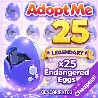 25 Endangered Eggs  US Seller   Adopt From Me Today!