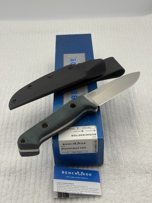 Benchmade Bushcrafter 162 Fixed Blade Sheath Knife New In Box Made In USA