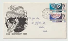 15/11/1965 UK GB FDC - Telecommunications ITU - Globe - Timsbury Bath CDS P/M