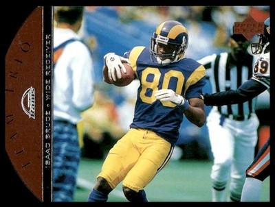 1996 Upper Deck #TT84 Isaac Bruce Team Trio St. Louis Rams