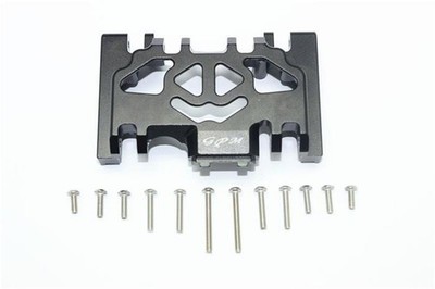 GPM TRAXXAS TRX-4 & 6 Aluminium Getriebeabdeckung mitte unten schwarz / GPMTRX40