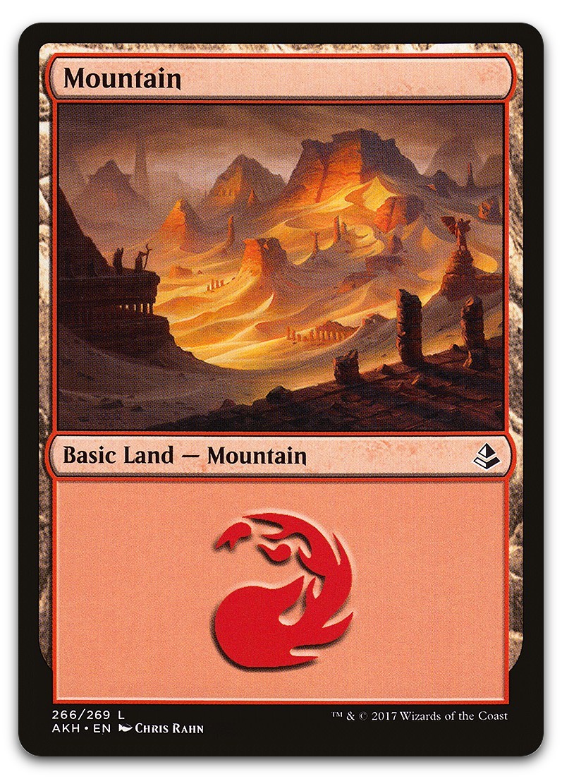 Mountain (266) #266 (NM) Amonkhet AKH Magic MTG