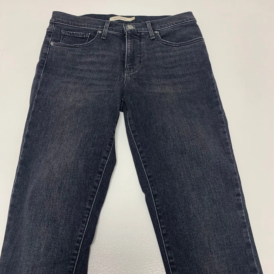 Levi's 311 Shaping Skinny Jeans Dark Wash Stretch Women Size UK 10 - Image 3 of 4