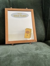 Vintage 1920s Wild’s Gold Flake cigarettes Pub Advertising Mirror Framed Sign