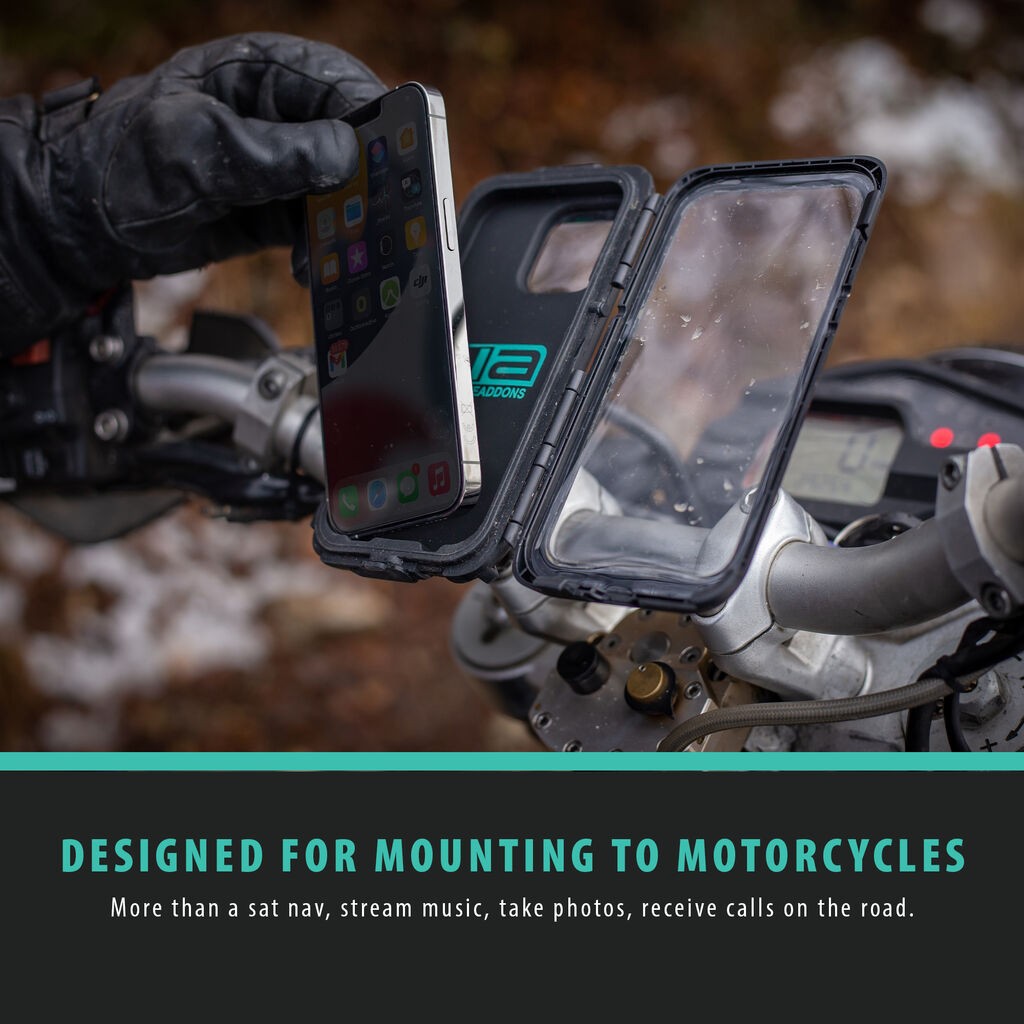 Custodia Moto Impermeabile Ultimateaddons per iPhone 13/13 Pro foto 4