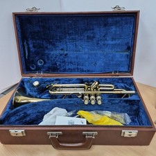 B&M Champion Trumpet Brass with Hard Case and Mouthpiece HAI