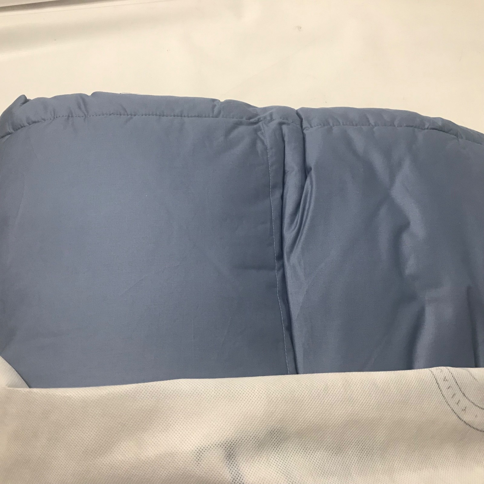 The Company Store LaCrosse LoftAire FULL Down Alternative Comforter Quilted Blue