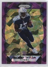 2017 Panini Prizm Rookies Purple Crystals Prizm 6/75 Taywan Taylor #213 00cc