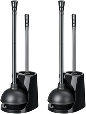 Toilet Plunger and Brush Set