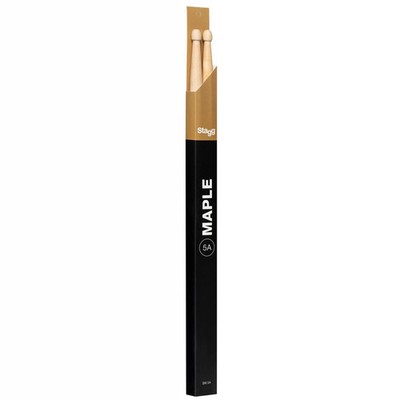 Stagg Pair of Maple Sticks/5A - Wooden Tip
