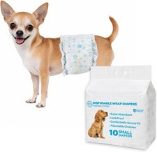 FPN Disposable Male Dog Diapers 100 Pack Super Absorbent Male Wraps Belly Bands