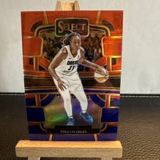 2024 Panini Select WNBA Concourse Tina Charles Red Blue #/399 #83 Prizm