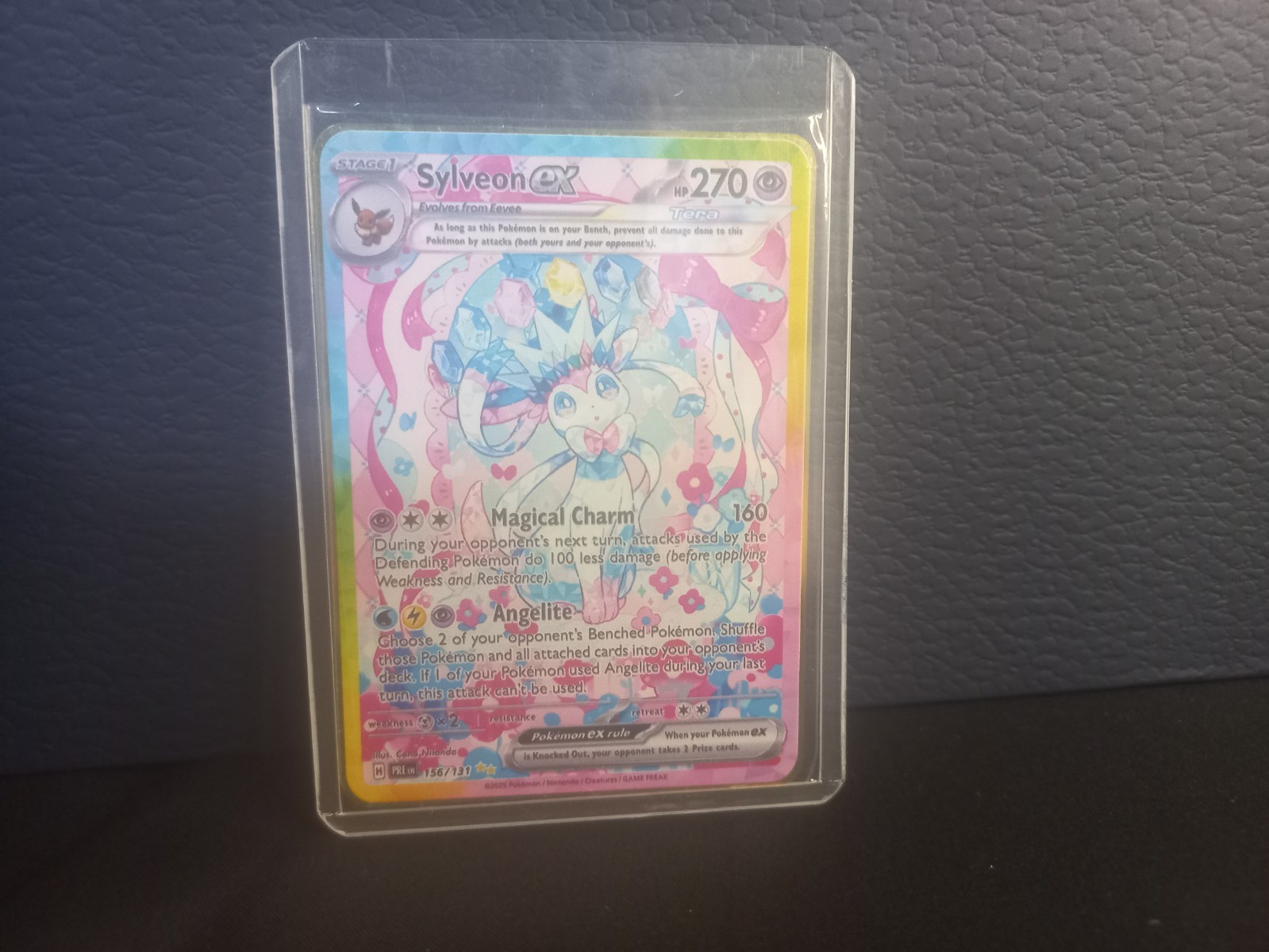 Pokemon Sylveon ex Special Illust. Rare SV: Prismatic Evo English 156/131 Fanart