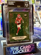 2025 Panini Donruss Elite - Xavier Worthy #35 Green Disco