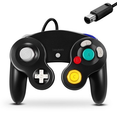 Gamecube Controller, Wired Controller for Wii Nintendo Gamecube (Black)