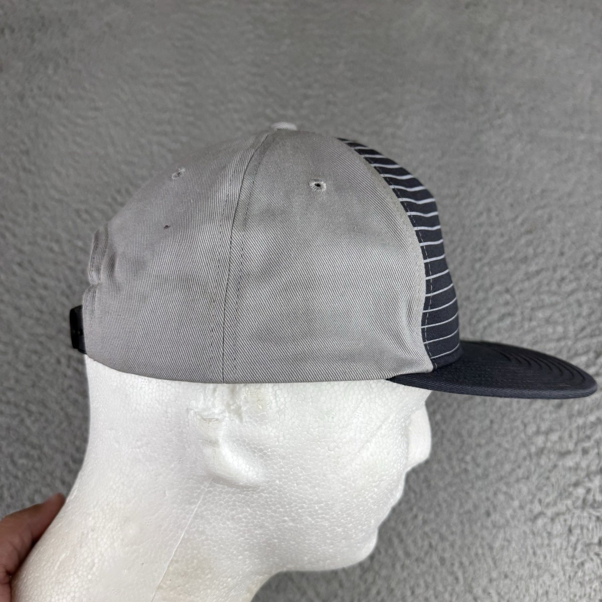 Audi Sport Exclusive Grey Snapback Adjustable Hat Cap View 5