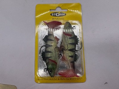STORM WILDEYE BARSCH 3'' ANGELKÖDER RAPALA VMC HAKEN FKK 2er SET